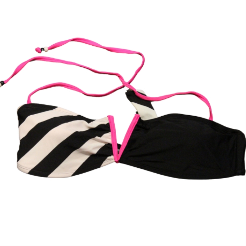 3/$20 🏷 SkinnyDip Zebra + Colour Block Halter Swim Size XL